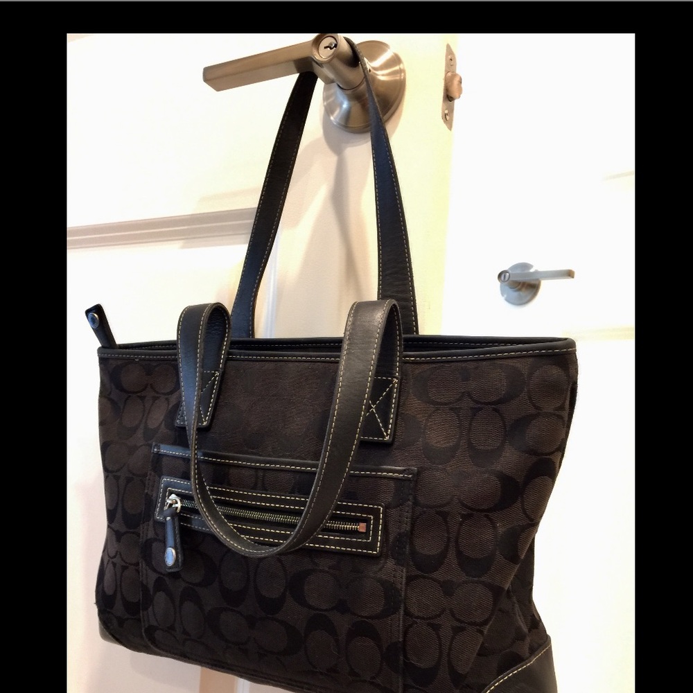 Coach Signature Tote Purse-Retails $425